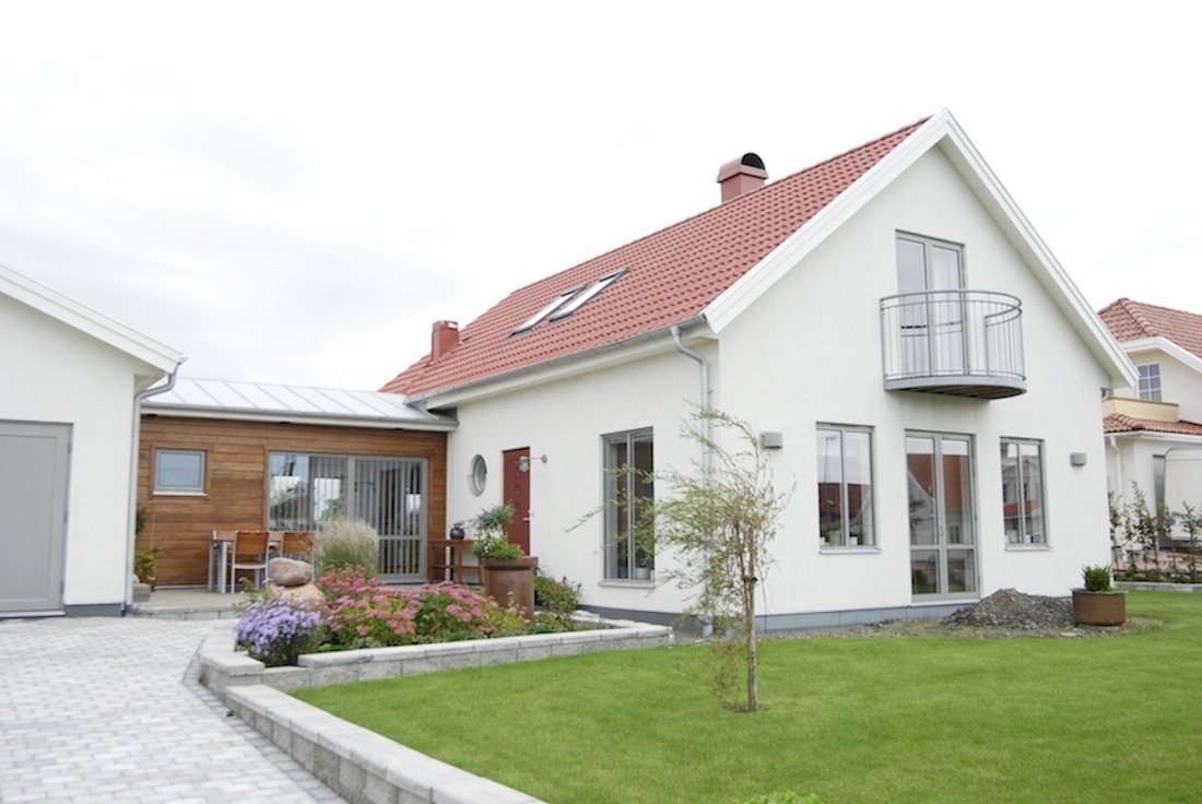 Nybyggt hus av abengtssonsbygg - byggföretag Varberg